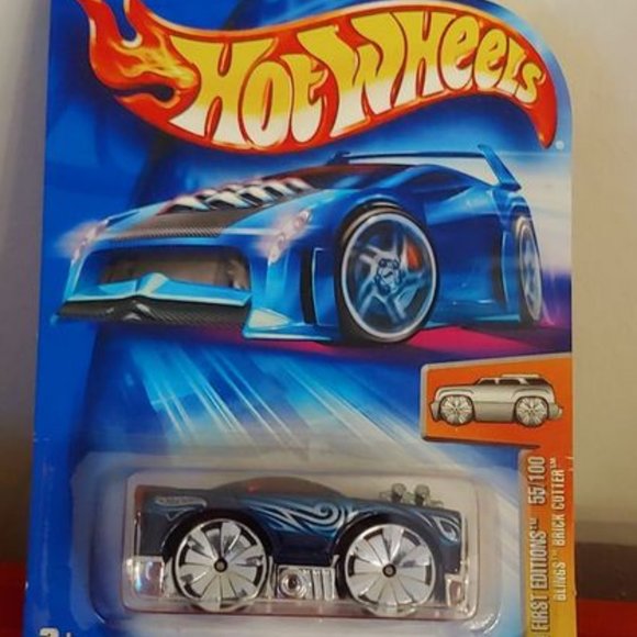 2003 HOT WHEELS, 2004 FIRST EDITIONS BLINGS BRICK CUTTER, MINT IN THE PACKAGE!!! - Picture 1 of 2